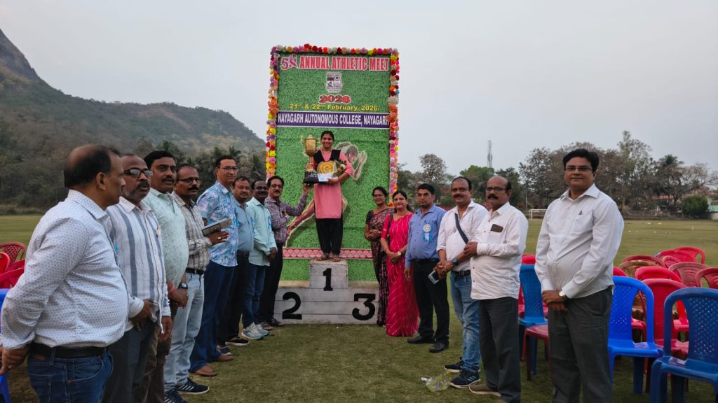 Iswari Laxmi Diggal, +3 3rd yr. Botany Hons., Champion +3 Girl’s Wing in the 58th Annual Athletic Meet