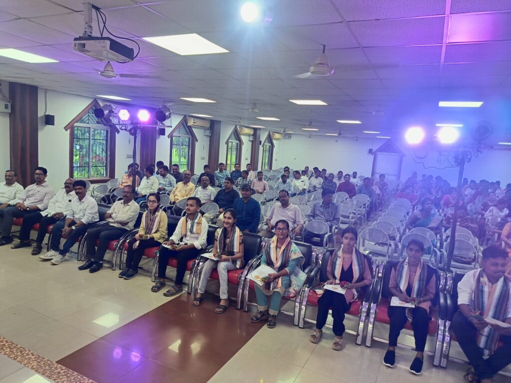 Felicitation to different department toppers on the occasion of 66th Foundation day