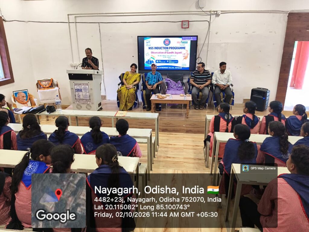 Observation of Gandhi Jayanti and Induction programme for NSS Volunteers